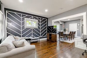 Living area - Fully renovated in 2023 to provide modern amenities in a century home. (Cleveland)