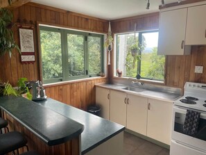 Coffee/tea maker, fridge, microwave, oven - Thompson Country Cottage (Kapenga)