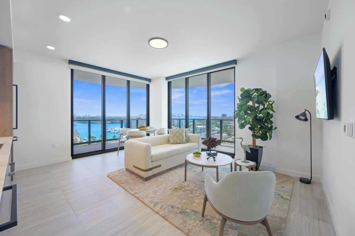 Apartment, Multiple Beds, Pool Access, Ocean View (72 Living 1210) | Living area