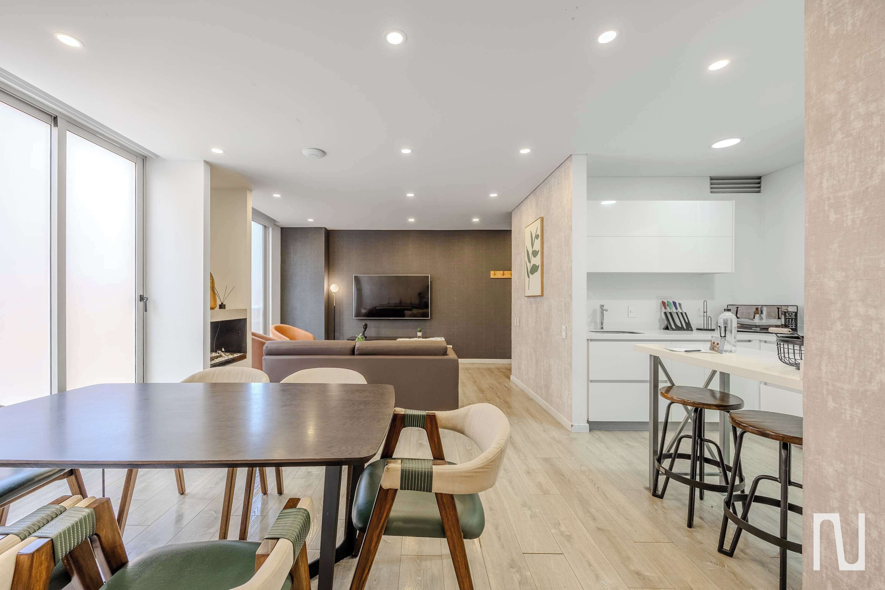 Apartamento, varias camas, bañera de hidromasaje, vistas a la ciudad (Balcones 202) | Restauración