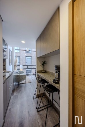 Apartment, 1 Queen Bed, Balcony, City View (Oruga 93 707) | Interior - NOK Minimal Loft in Parque 93 (Bogotá)