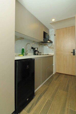 Apartment, 1 Double Bed, Hot Tub, City View (Oruga 94  708) | Private kitchen - NOK Spacious Duplex in Parque 93 (Bogotá)