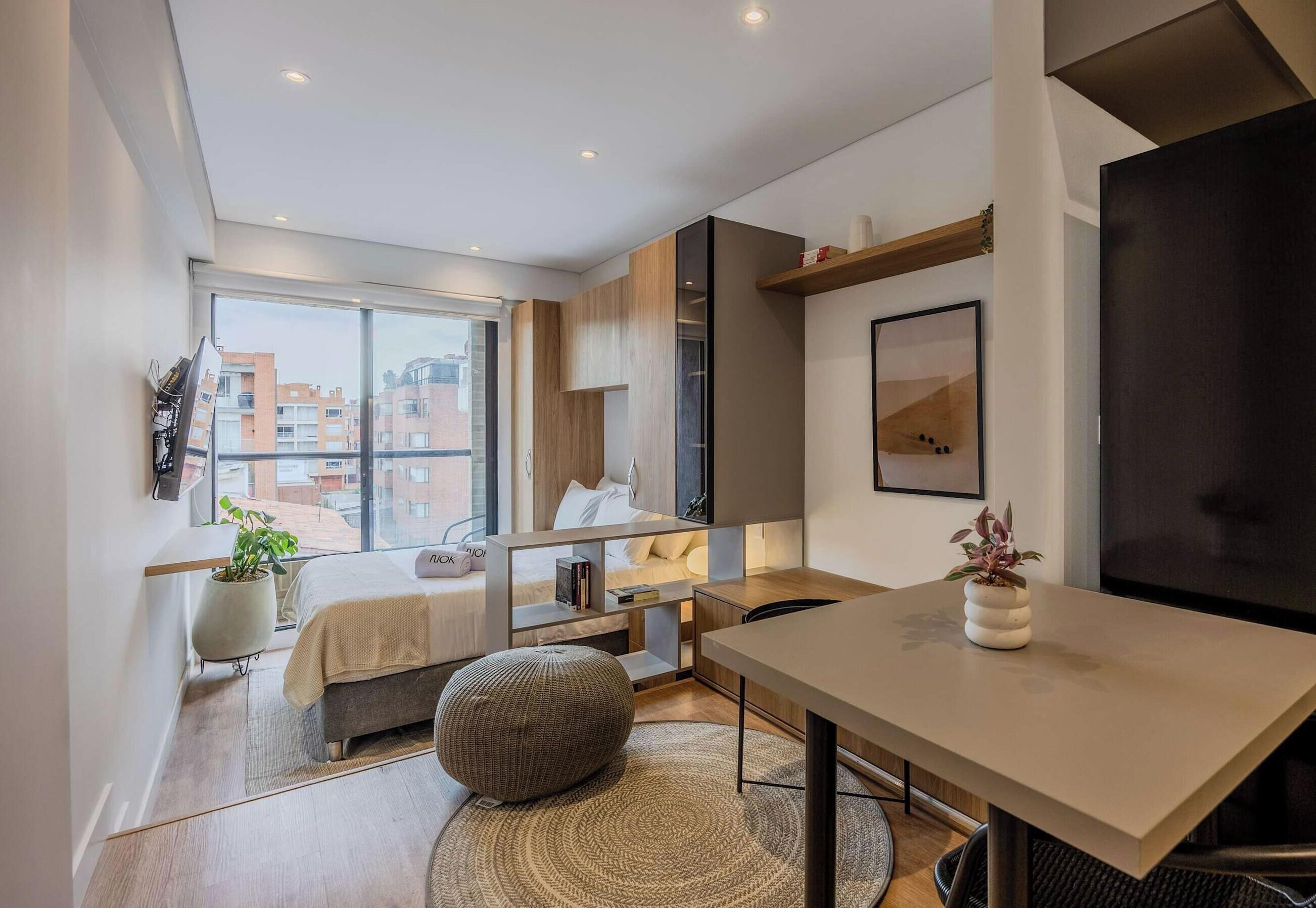 Appartement, 1 lit double, cuisine, vue sur la ville (Balmes 403) | 1 chambre