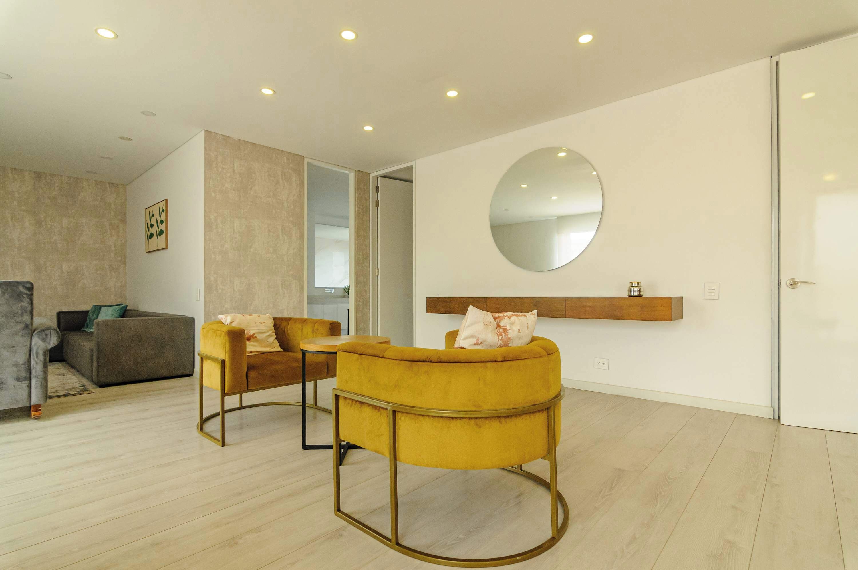Apartment, Multiple Beds, Hot Tub, City View (Balcones 601) | Living area