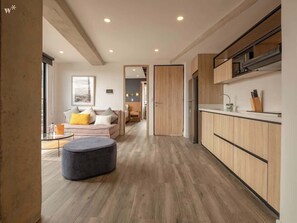 Apartment, 1 Queen-Bett und Schlafsofa, Küche, Stadtblick (Mambe 802) | Innenbereich