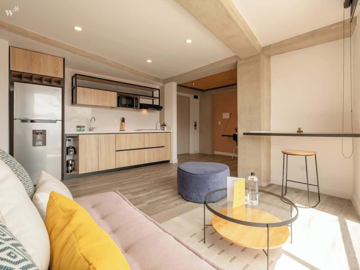 Apartment, 1 Queen-Bett und Schlafsofa, Küche, Stadtblick (Mambe 802) | Innenbereich