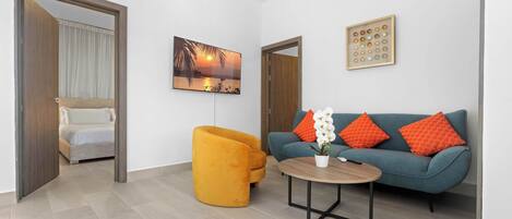 House, Multiple Beds, Pool Access, Pool View (ZIBA B16) | Living area