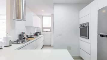 Apartemen, Beberapa Tempat Tidur, patio, pemandangan kota (Balcones 401) | Dapur pribadi