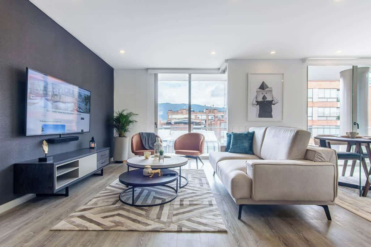Apartment, Multiple Beds, Patio, City View (Balcones 401) | Living area