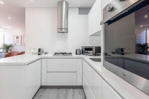 Apartamento, 2 camas Queen, sacada, vista para a cidade (Balcones 503) | Cozinha privada