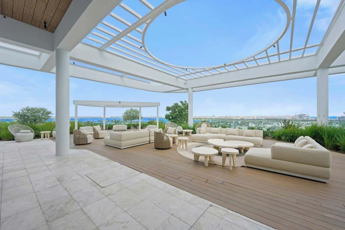 Appartamento, 1 letto king, accesso alla piscina, vista oceano (72 Living 1603) | Terrazza/patio