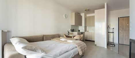1 chambre, fer et planche Ă repasser, Wi-Fi, literie fournie