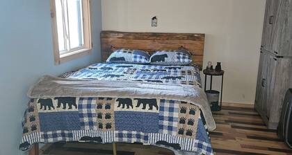 Delightful 1-bedroom offgrid cabin in charming Camden awaits you Shared Bathroom