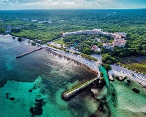 Aerial view - Resort with 1 bedroom and AC at Hacienda Tres Rios Playa Del Carmen (Cancún)