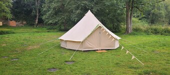 2-Person Bell Tent Stay at Old Vicarage Campsite