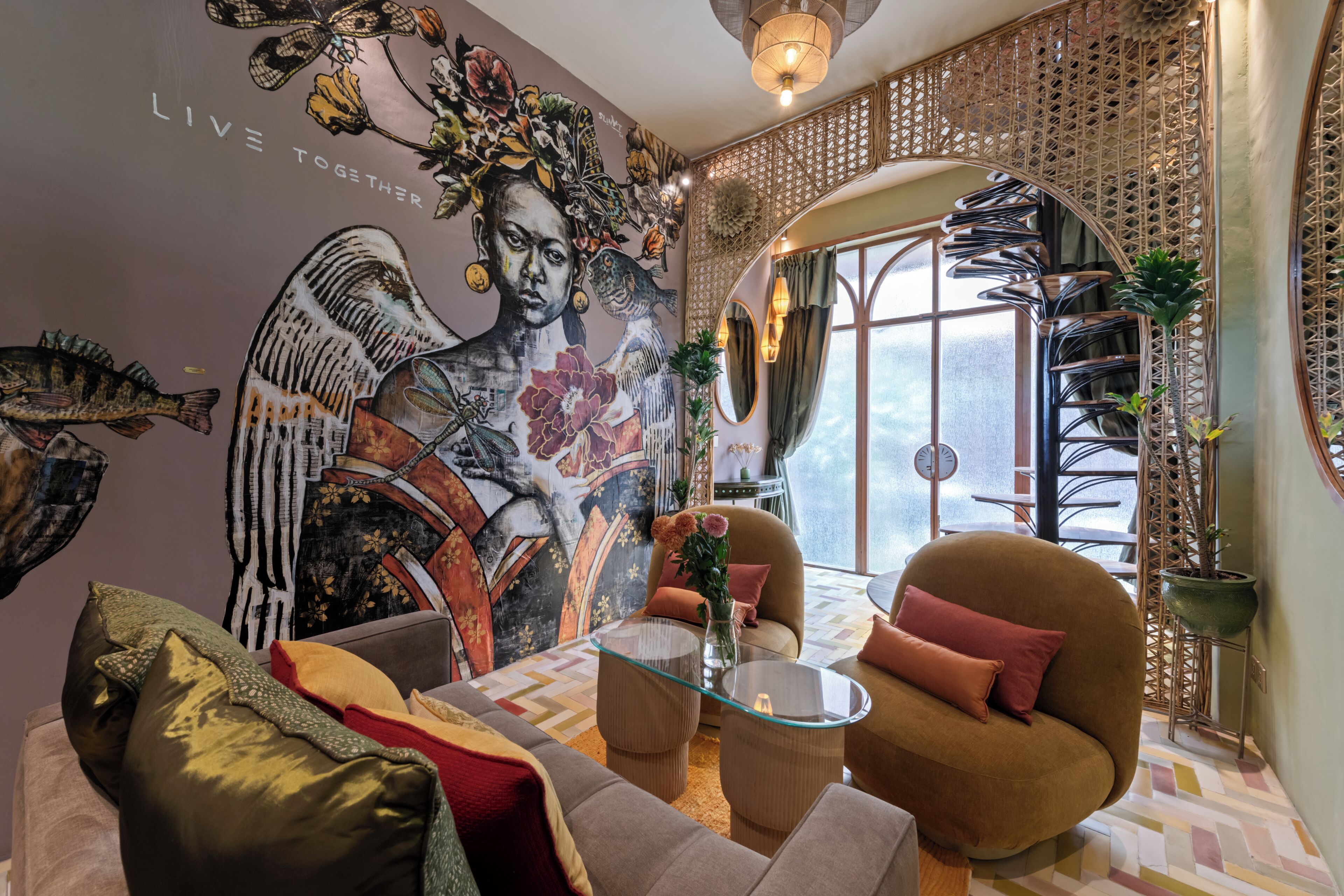 Deluxe Apartment, 2 Bedrooms | Living room