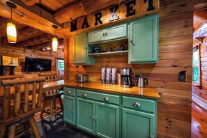 Interior - Authentic Log Cabin Short Walk to Lake & Hideout (Lake Ariel)