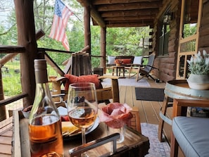 Chalet (3 Bedrooms) | Interior - Authentic Log Cabin Short Walk to Lake & Hideout (Lake Ariel)