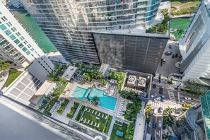 Interior - Brickell 1BR Skyline Balcony Corner Suite Walkable to City Centre Luxepad (Miami)