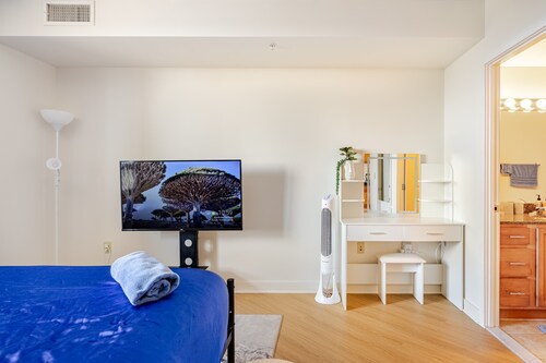 Downtown Silver Spring 2BR Skyline Balcony Suite Walkable to DC Metro Luxepad
