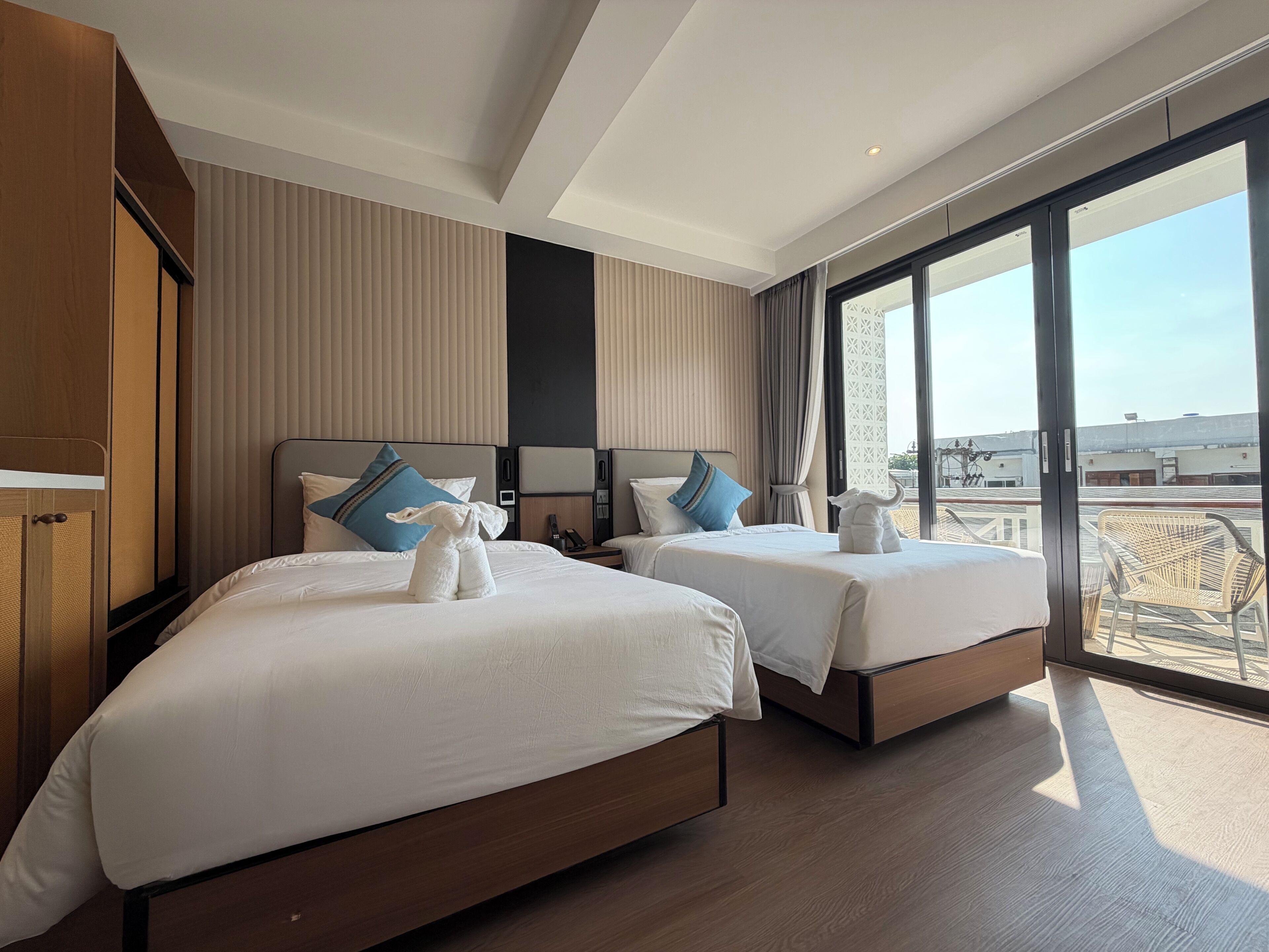 Luxury-Doppelzimmer, 1 King-Bett, Balkon, Meerblick