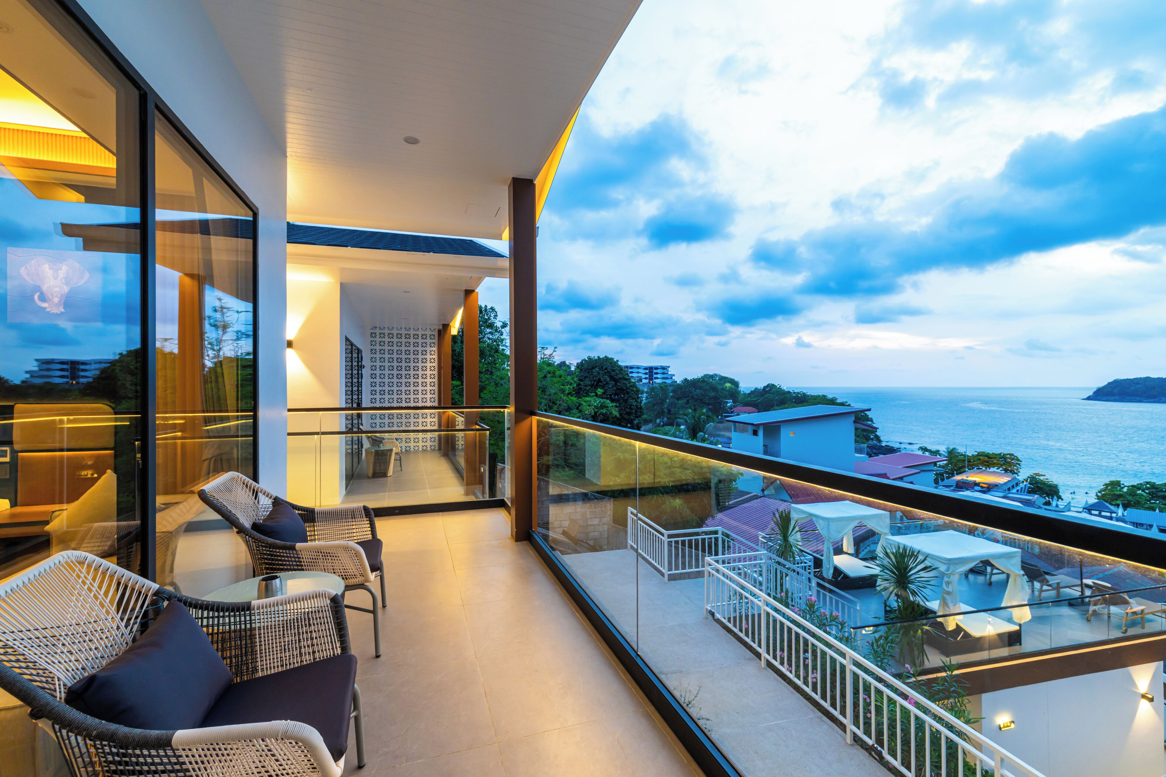 Villa Deluxe, balcón, vistas al mar | Vistas del balcón