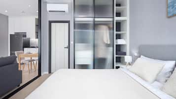 1 chambre, fer et planche à repasser, Wi-Fi, draps fournis