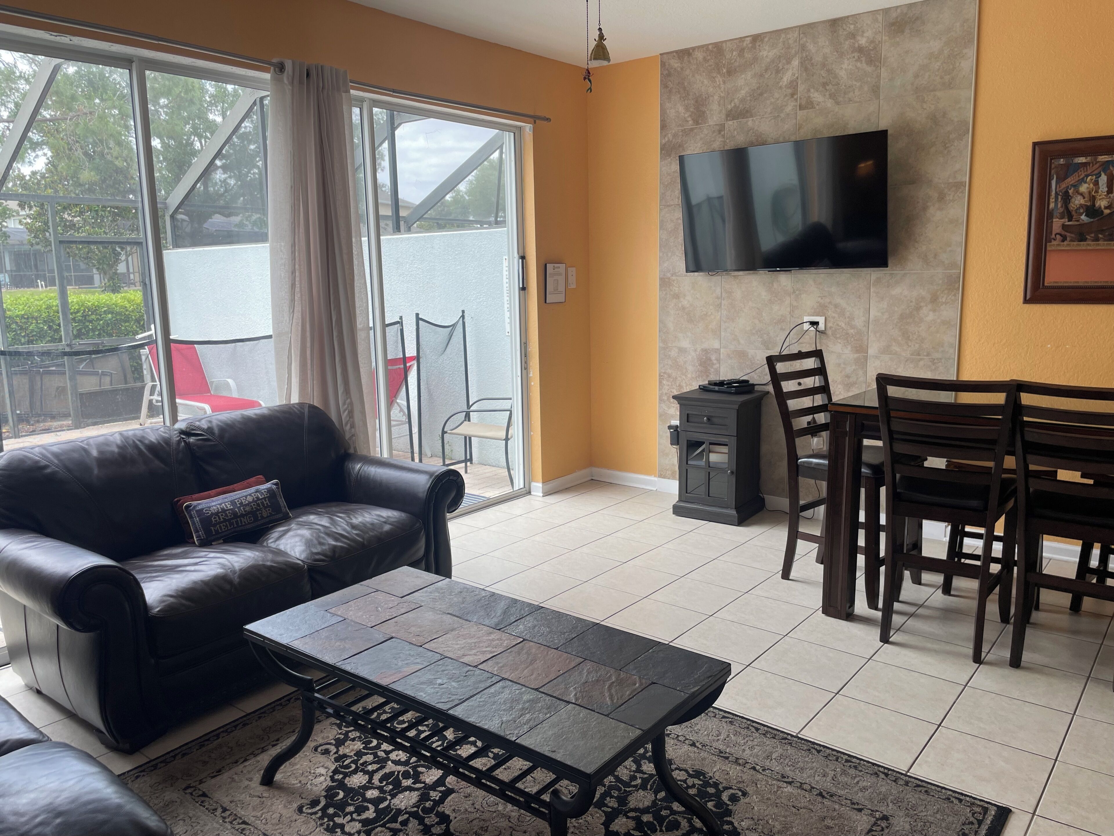 Smart TV, video games, DVD player, books