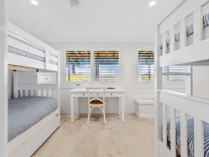 Desk, iron/ironing board, WiFi, bed sheets - Absolute Beachfront | Multi Living | Fire Pit (Long Beach)