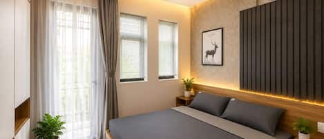 Luxury Apartment, Balcony, City View | In-room safe, desk, free WiFi
