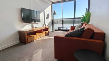 Apartment, City View | Living area