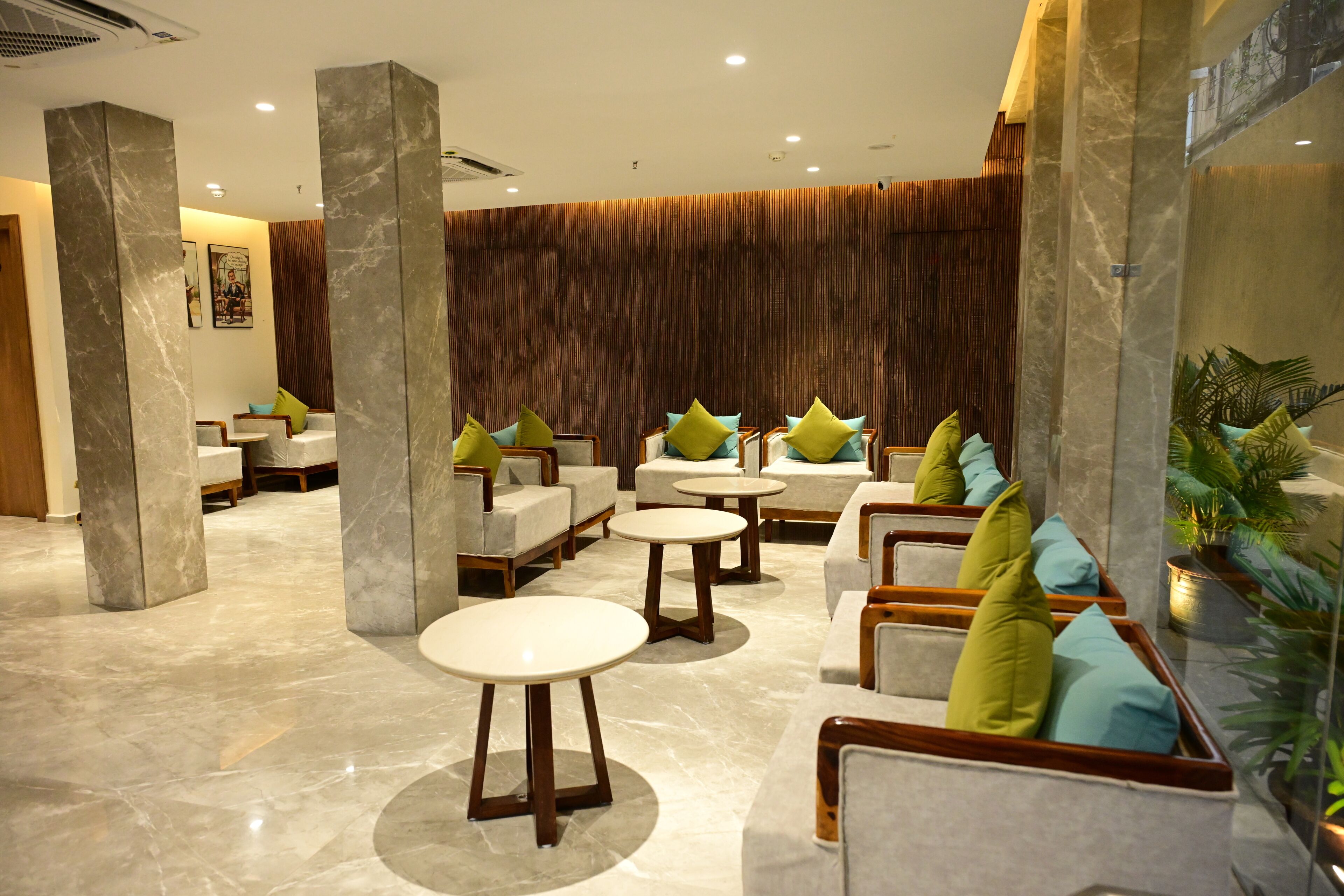 Sala de estar en el lobby