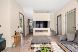 Living area - Villa Melia - Crete: Villa with Private Pool (Vámos)