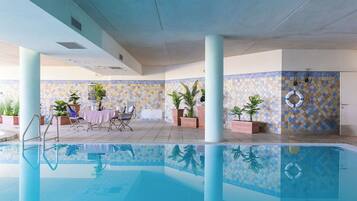 Indoor pool, a heated pool