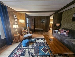 Living area - Secluded Forest Cabin Retreat Near Olympic Peninsula Coast | Near Sekiu, Washington (Clallam County)