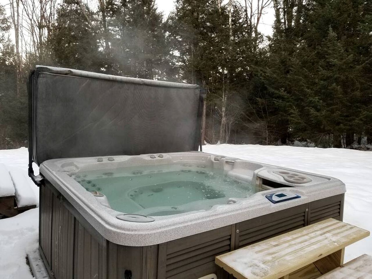 Idromassaggio all'aperto