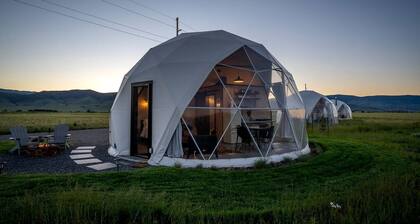 Luxury Montana Dome Retreat with Breathtaking Views Near Yellowstone National Park, Montana