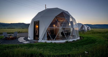 Luxury Montana Dome Retreat with Breathtaking Views Near Yellowstone National Park, Montana