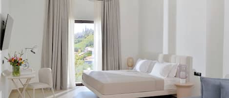 Deluxe Double or Twin Room, Balcony, Mountain View | In-room safe, blackout drapes, soundproofing, free WiFi