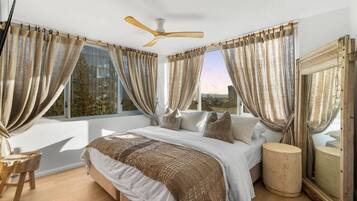 2 bedrooms, iron/ironing board, travel cot, WiFi