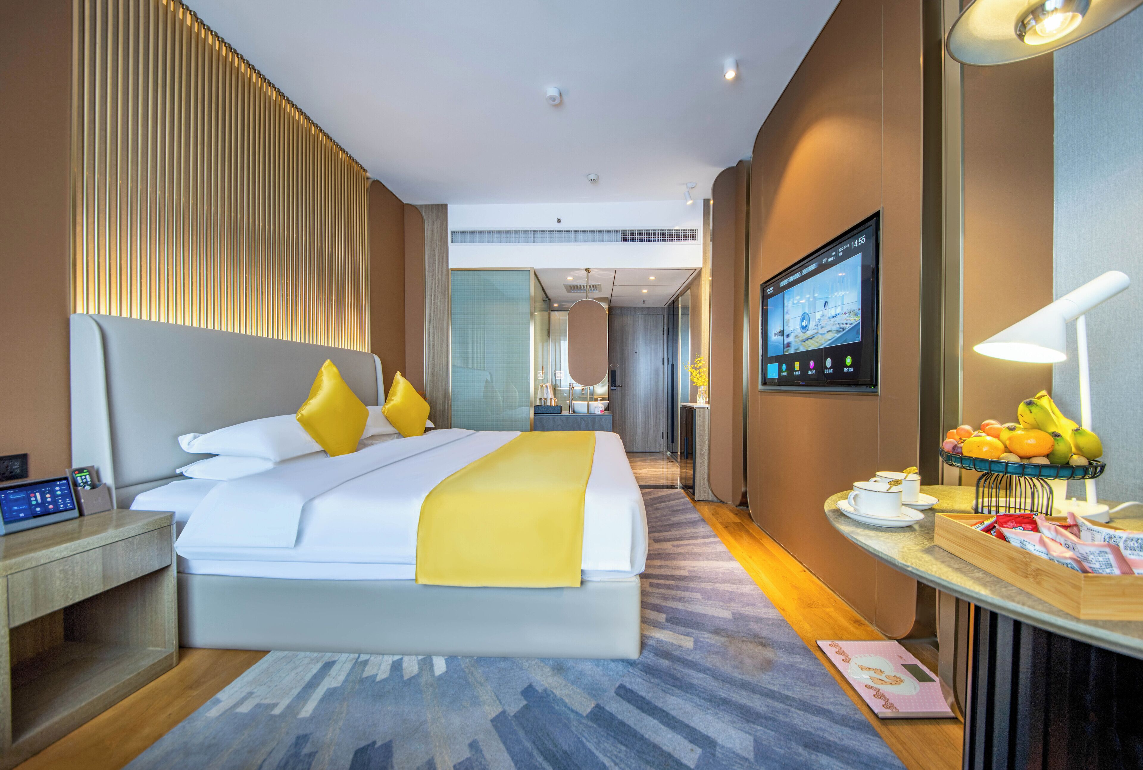 Grand tweepersoonskamer, uitzicht op stad