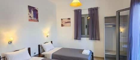 1 bedroom, iron/ironing board, Internet, bed sheets