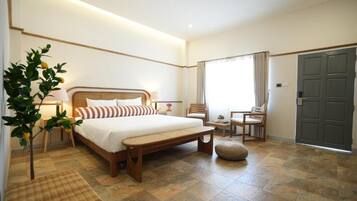 Cabana básico, 1 quarto, vista para o pátio | Cofres nos quartos, Wi-Fi de cortesia