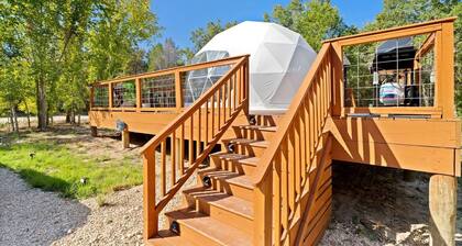 Beautiful Lofted Dome with Cozy Deck and Charming Design in Elgin, Texas