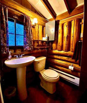 Towels, soap, shampoo, toilet paper - Romantic Getaway near White Mountain National Forest in Lisbon, New Hampshire (Lisbon)