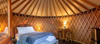 Gorgeous Cozy Yurt for a Unique Romantic Glamping Experience near Cullowhee, North Carolina