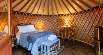 Gorgeous Cozy Yurt for a Unique Romantic Glamping Experience near Cullowhee, North Carolina
