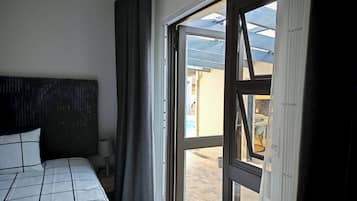 1 bedroom, iron/ironing board, Internet, bed sheets