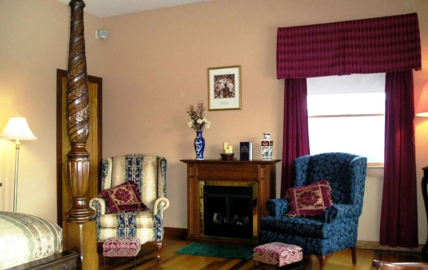 TV, fireplace, DVD player, video library