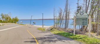 Walk to the Beach! Boyne City Escape w/ Lake Views